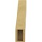 Ekena Millwork 5-inch W x 18-inch D x 24-inch H Ridgewood Rough Cedar Woodgrain TimberThane Knee Brace, Primed BRCUR05X18X24RIDRCPR - alternate 5